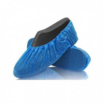 Couvre-chaussures bleus - PE - 100 pcs